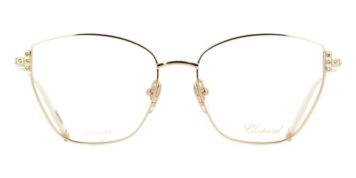 Chopard VCHG98S - 300Y - 55 Montature ottiche Gold Cat Eye