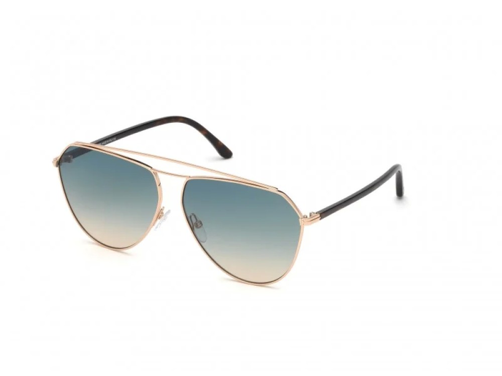 Tom Ford FT0681 BINX - 28P - 63 Occhiali da sole Pilot (Aviator)