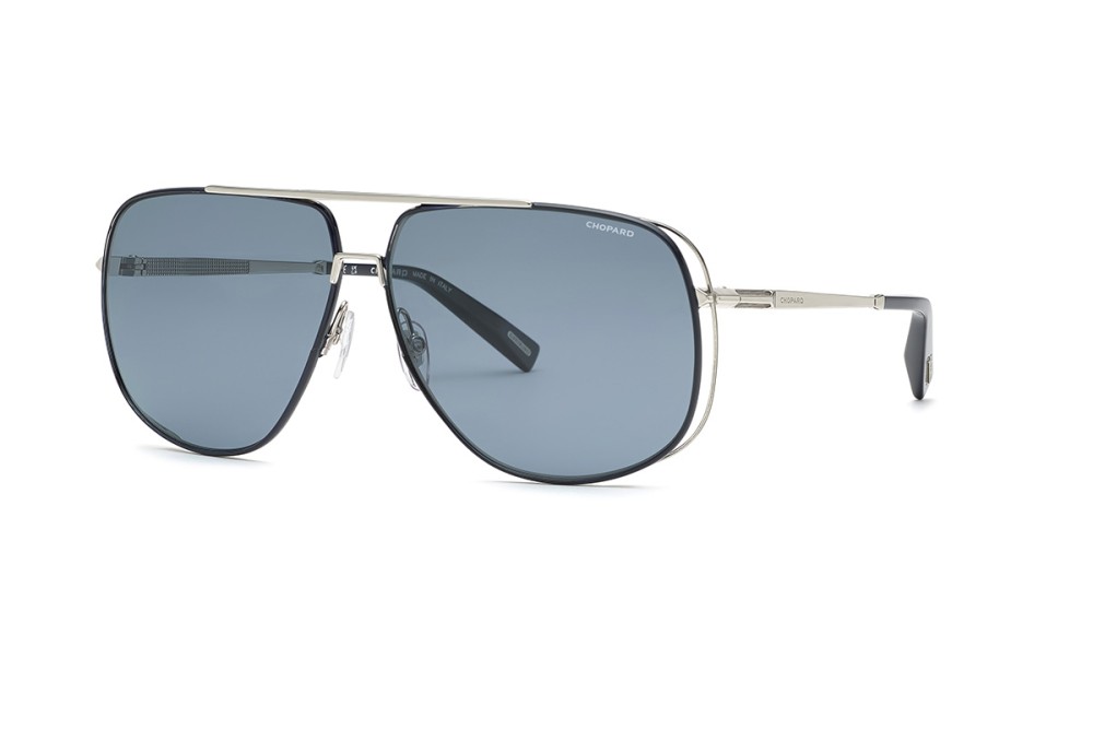Chopard SCHG91 WOOD - E70P - 65 - CON LENTI POLARIZZATE Occhiali da sole Pilot (Aviator)