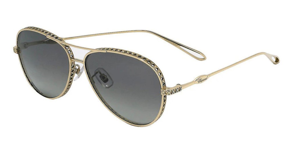 Chopard SCHC86M - 300P - 59 Occhiali da sole Gold Pilot (Aviator)
