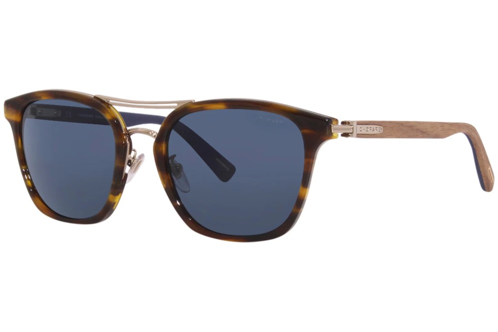 Chopard SCHC91 WOOD RUBBER - 9FMP - 55 - CON LENTI POLARIZZATE Occhiali da sole Pilot (Aviator)