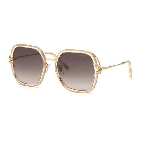 Chopard SCHG32S - 0838 - 57 Occhiali da sole Gold Square
