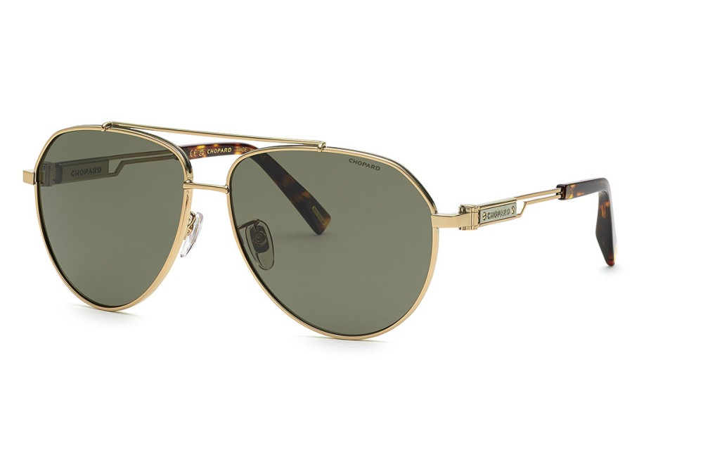 Chopard SCHG63 - 8FEP - 62 - CON LENTI POLARIZZATE Occhiali da sole Pilot (Aviator)