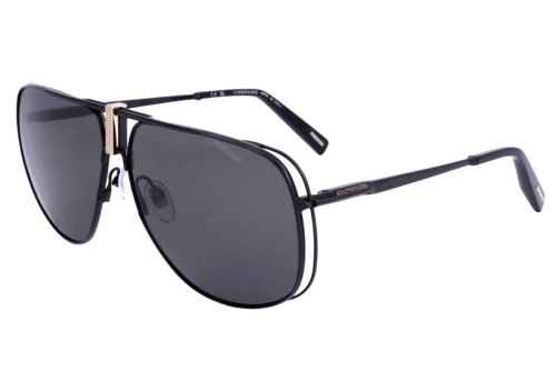 Chopard SCHG91V WOOD - 530P - 65 - CON LENTI POLARIZZATE Occhiali da sole Black Pilot (Aviator)