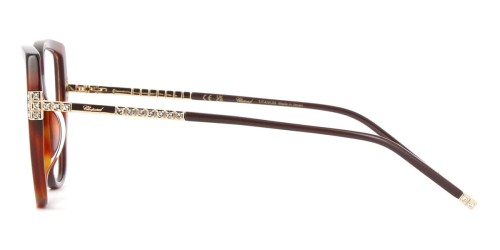 Chopard VCH360S - 0909 - 55 Montature ottiche Havanna Cat Eye
