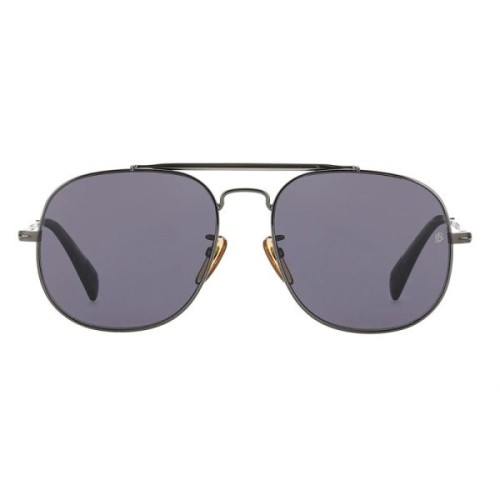 David Beckham DB 7004/S - V81M9 - 57 - CON LENTI POLARIZZATE Occhiali da sole Gray Pilot (Aviator)