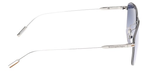 Zegna EZ0188-D - 16W - 60 Occhiali da sole Silver Pilot (Aviator)