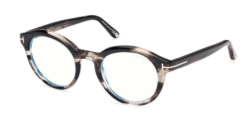 Tom Ford TF6061-B - 056 - 50 - CON LENTI CON FILTRO LUCE BLU-VIOLETTA Montature ottiche Round