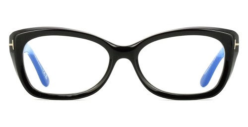 Tom Ford TF6046-B ECO - 001 - 55 - CON LENTI CON FILTRO LUCE BLU-VIOLETTA Montature ottiche Black