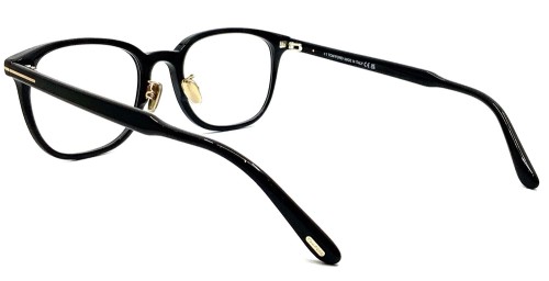 Tom Ford TF6053-D-B ECO - 001 - 53 - CON LENTI CON FILTRO LUCE BLU-VIOLETTA Montature ottiche Black Pantó / Rounded