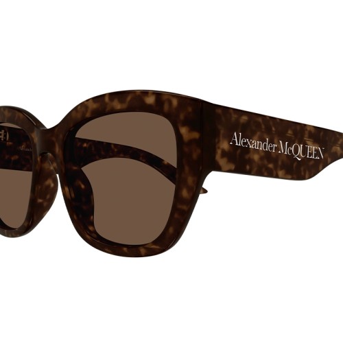 Alexander McQueen AM0451SA - 002 - 55 Occhiali da sole Pillow (Rounded)