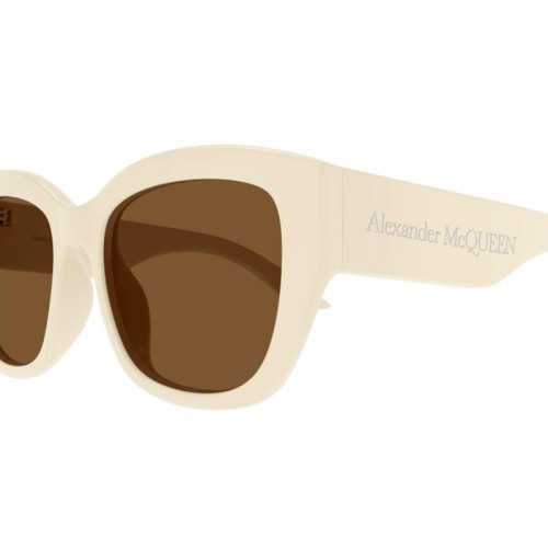 Alexander McQueen AM0451SA - 004 - 55 Occhiali da sole Beige Square