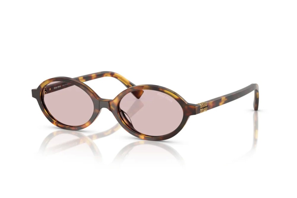 MIU MIU MU 04ZS - ​14L4I0 - ​50 Occhiali da sole Havanna Oval