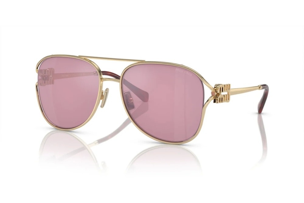 MIU MIU MU 52ZS - ZVN50D - 58 Occhiali da sole Gold Pilot (Aviator)