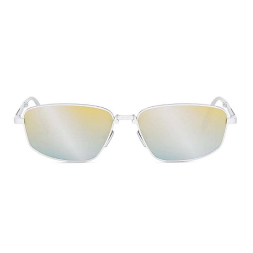 Dior DIOR90 S1U - F0H7 O - 57 - Pieghevole Occhiali da sole Silver Square