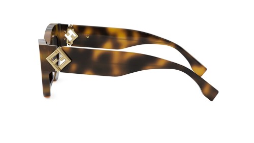 Fendi FE40146I - 53N - 52 Occhiali da sole Havanna Cat Eye