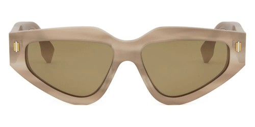 Fendi FE40163U - 59E - 54 Occhiali da sole Brown Cat Eye