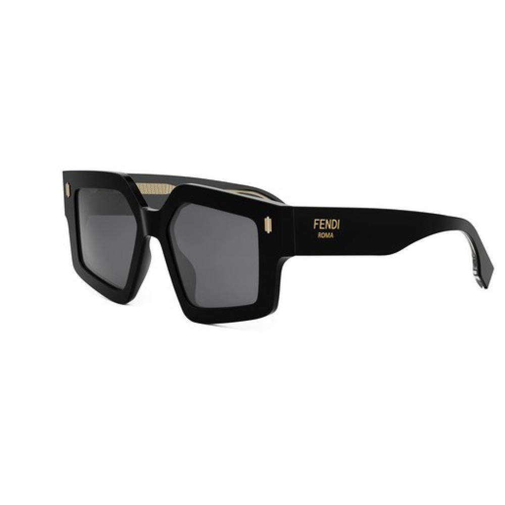 Fendi FE40162F - 01A - 54 Occhiali da sole Black Square