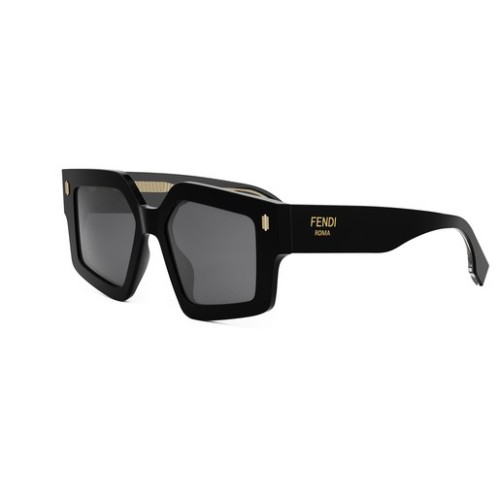 Fendi FE40162F - 01A - 54 Occhiali da sole Black Square