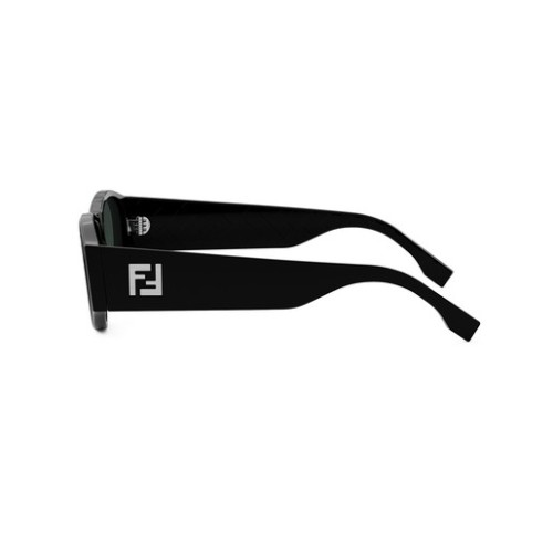 Fendi FE40158I - 01N - 55 Occhiali da sole Black Oval