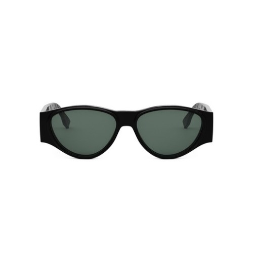 Fendi FE40158I - 01N - 55 Occhiali da sole Black Oval