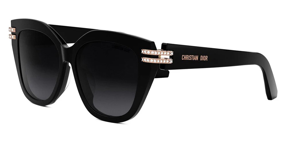 Dior CDIOR B4F - 10A1 - 56 Occhiali da sole Black Pillow (Rounded)