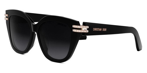 Dior CDIOR B4F - 10A1 - 56 Occhiali da sole Black Pillow (Rounded)