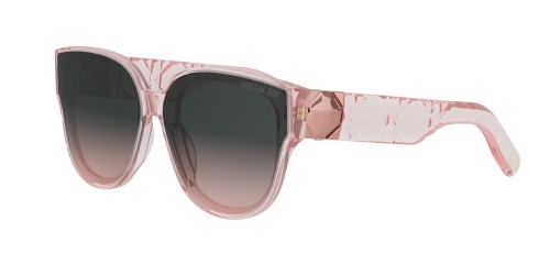 Dior LADY 95.22 R3I - 40AL - 64 Occhiali da sole Pink Pillow (Rounded)