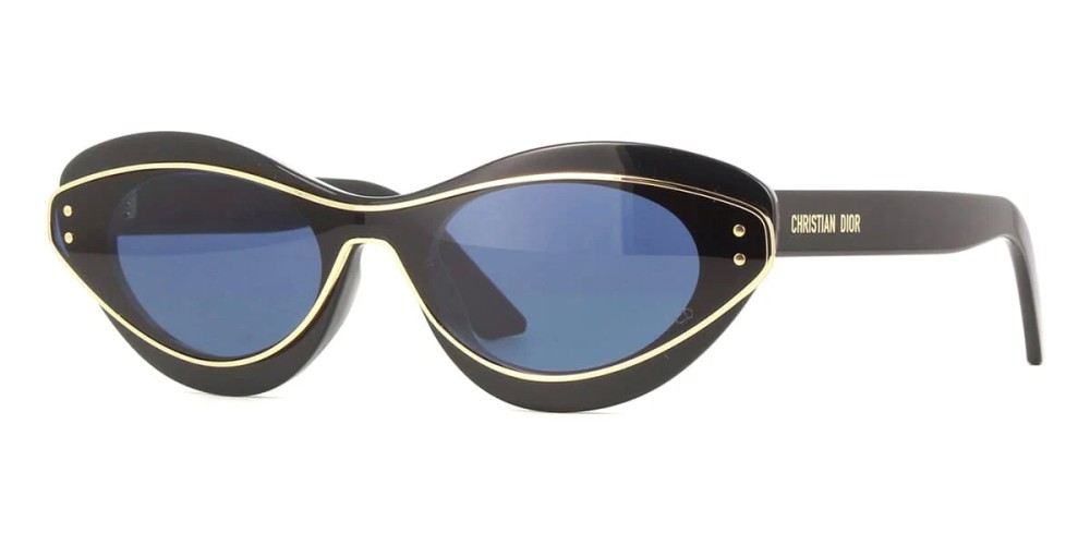 Dior DIORMETEOR B1I - 10B0 - 146 Occhiali da sole Black Cat Eye