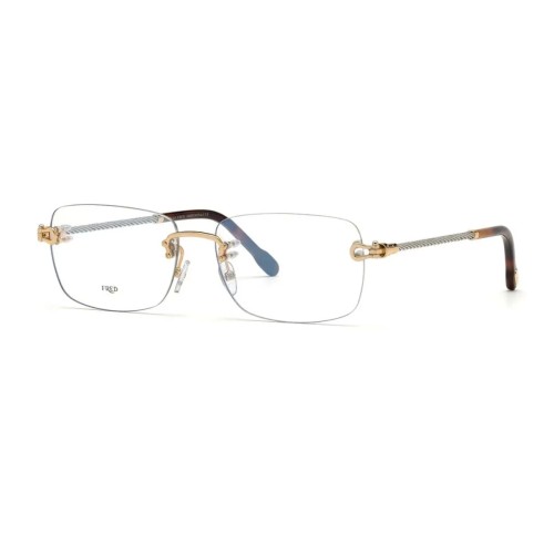 Fred FG50002U GOLD PLATED - 032 - 58 Montature ottiche Gold Square