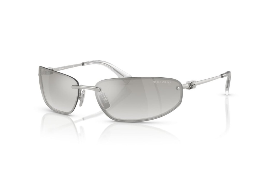 MIU MIU MU A50S - 1BC8H1 - 68 Occhiali da sole Silver Oval