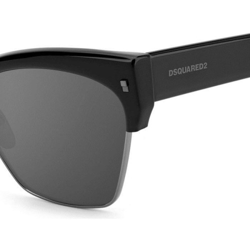 Dsquared2 D2 0015/S - 807T4 - 57 Occhiali da sole Black Pillow (Rounded)