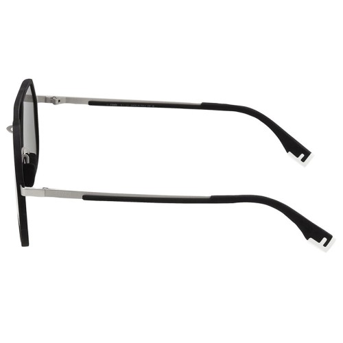 Fendi FE40041U - 02C - 55 Occhiali da sole Black Pilot (Aviator)