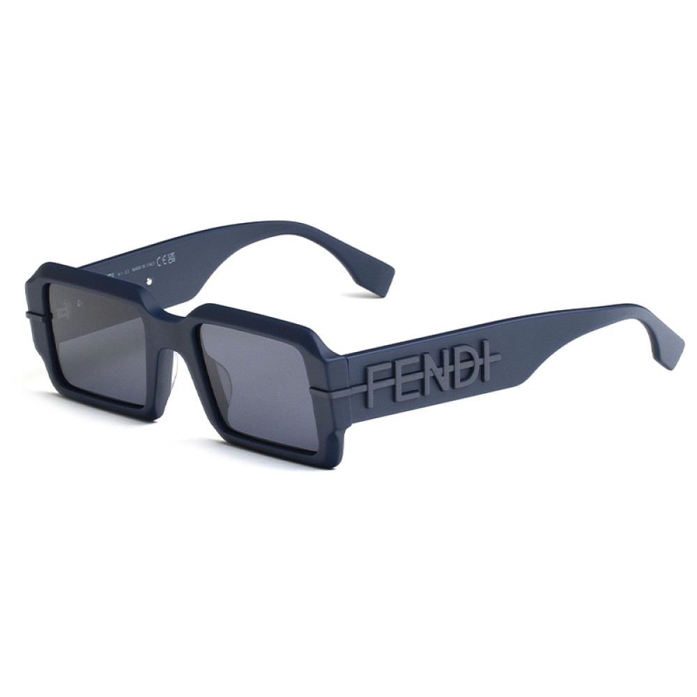 Fendi FE40073U - 90V - 52 Occhiali da sole Blue Square