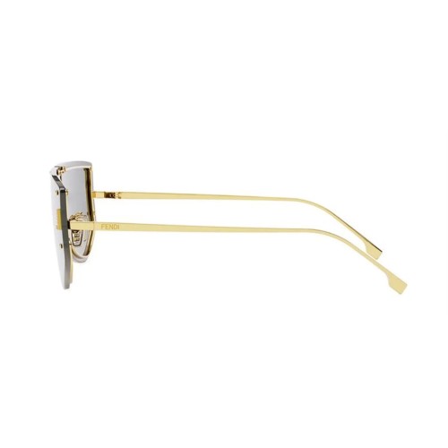 Fendi FE40096U - 30F - 69 Occhiali da sole Gold Pilot (Aviator)