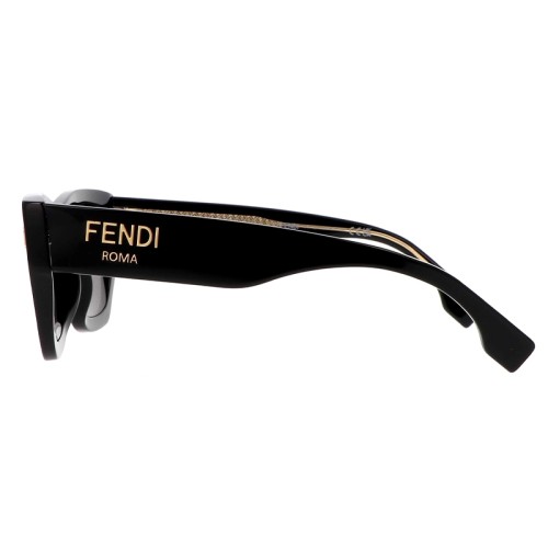 Fendi FE40100I - 01A - 53 Occhiali da sole Black Square