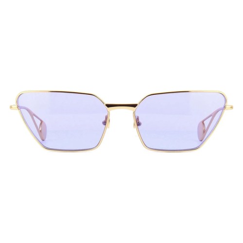 Gucci GG0538S - 006 - 63 Occhiali da sole Gold Cat Eye