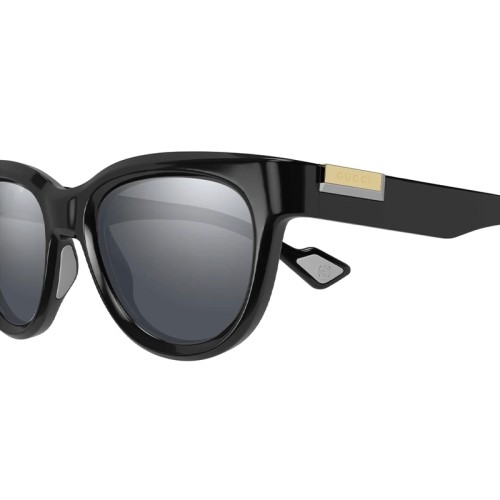Gucci GG1620S - 001 - 52 Occhiali da sole Black Pillow (Rounded)