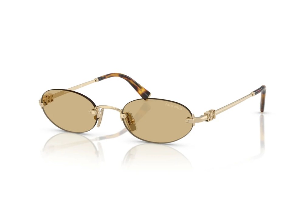 MIU MIU MU A54S - ZVN10R - 51 Occhiali da sole Gold Oval