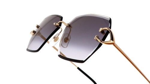 Cartier CT0466S - 001 - 58 Occhiali da sole Gold Square