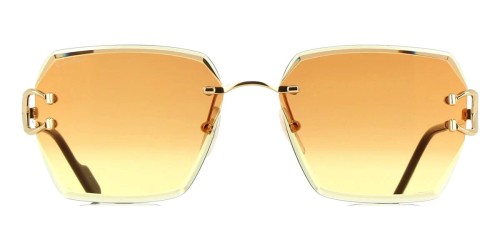 Cartier CT0466S - 004 - 58 Occhiali da sole Gold Square