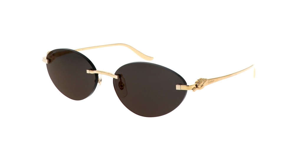 Cartier CT0504S - 001 - 58 Occhiali da sole Gold Oval