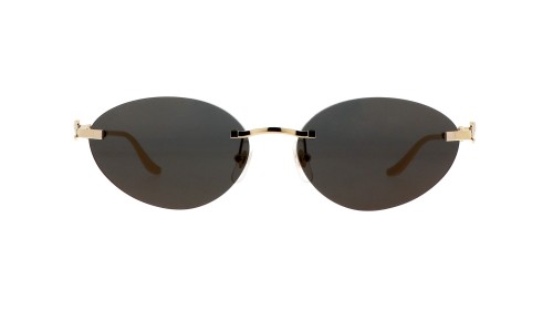 Cartier CT0504S - 001 - 58 Occhiali da sole Gold Oval