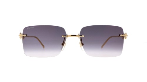 Cartier CT0545S Clash de Cartier - 001 - 58 Occhiali da sole Gold Square