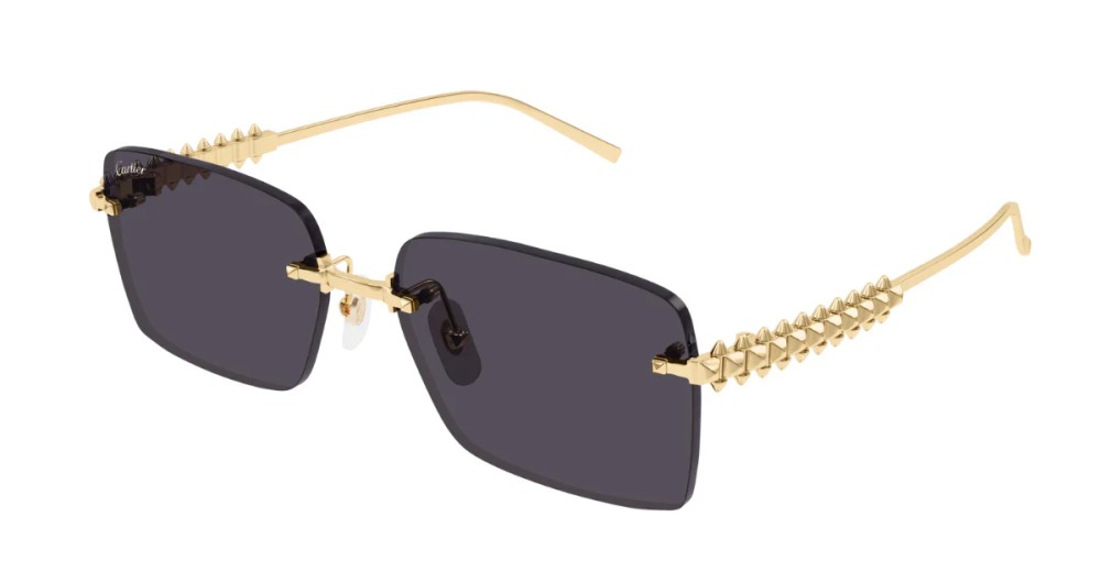 Cartier CT0545S Clash de Cartier - 002 - 58 Occhiali da sole Gold Square