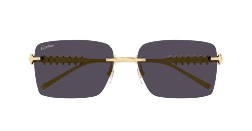 Cartier CT0545S Clash de Cartier - 002 - 58 Occhiali da sole Gold Square