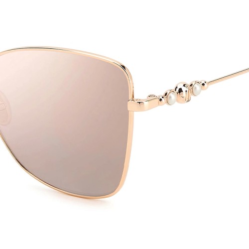 Jimmy Choo TESO/S - DDB2S - 59 Occhiali da sole Gold Cat Eye