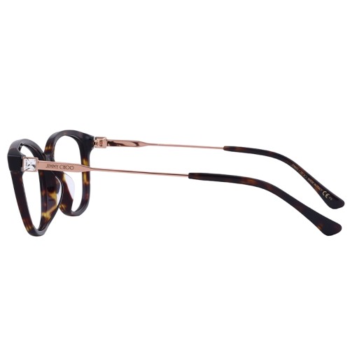 Jimmy Choo JC325/F - 086 - 53 Montature ottiche Havana Pillow (Rounded)