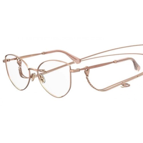 Jimmy Choo JC327 With chain - DDB - 52 Montature ottiche Rose gold Pillow (Rounded)