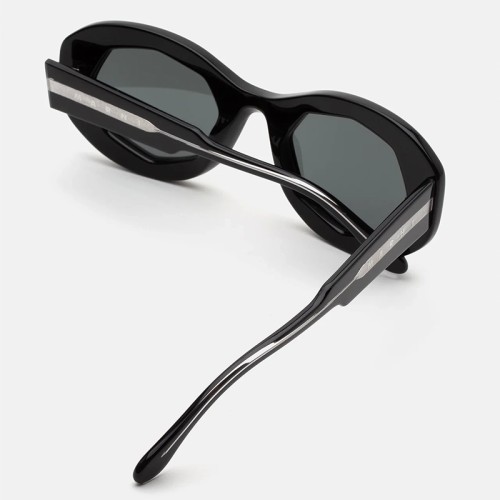 Marni C6H Mount Bromo Blck Fndtn - 52 Occhiali da sole Black Oval